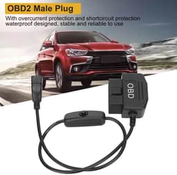 Dailygoody - OBD2 Mini-USB Oplaadkabel voor Dashcam - 24 Uur Voeding met Schakelaar — thumbnail 5