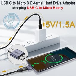 Dailygoods - USB C naar Micro B Adapter voor Externe Harde Schijf — thumbnail 5