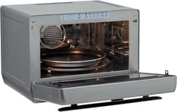 TIM® Stoomoven - Stoomoven Kookboek - Stoomoven Ontkalker - Zwart/Zilver - 30cm x 49cm x 38cm — thumbnail 3