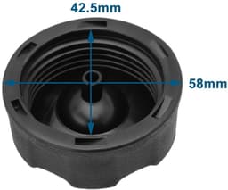 Dailygoods- Brandstoftankdop 2 Stuks - Vervangend Onderdeel - Compatibel met AL-KO Grasmaaier - Buitendiameter 58 mm - Binnendiameter 42,5 mm - Duurzame Constructie - Brandstofdop — thumbnail 3
