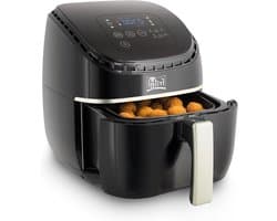 Digitale Heteluchtfriteuse - Snackmaker Airfryer - Gezond Frituren - 6 Voorgeprogrammeerde Functies - 3.2 Liter - Zilver Zwart