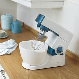 Mixer Kom Komt - Keukenmachine Kom - Voedsel Bereiden - Vaatwasserbestendig - 4.6 Liter - Wit — thumbnail 2