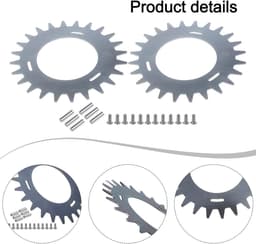 Grasmaaier Grip Spikes - Tractie Knoppen - Verbeterde Tractie - Metaal Ontwerp - 1 Set - Zwart — thumbnail 4