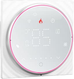 Slimme WiFi Thermostaat - Verwarming Thermostaat - Energie Besparen - Programmeerbaar met LCD - 95-240V - Zwart — thumbnail 1