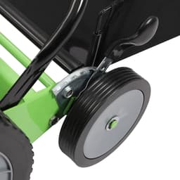 Handgrasmaaier - Kooimaaier - Gazon Onderhoud - 5 Stalen Messen - 50 cm Maaibreedte - Groen Zwart — thumbnail 3