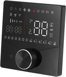 Digitale Thermostaat - Slimme Regelaar - Temperatuur Regelen - Nauwkeurige Controle - LCD Display - Zwart — thumbnail 1