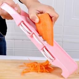 Groente Hakker - Keukenmachine Snijder - Maaltijd Voorbereiden - Anti-Slip Grip - 32 x 11 x 13 cm - Blauw — thumbnail 3
