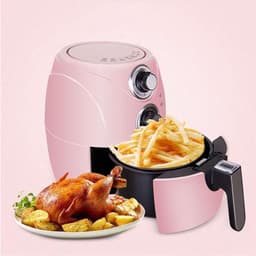 Kleine Airfryer - Heteluchtfriteuse - Gezond Frituren - Ruimtebesparend Design - 25 Liter - Blauw — thumbnail 5