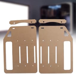 Dailygoods - Transparante Acryl Harde Schijf Beugel voor 3,5 Inch Harde Schijven — thumbnail 2