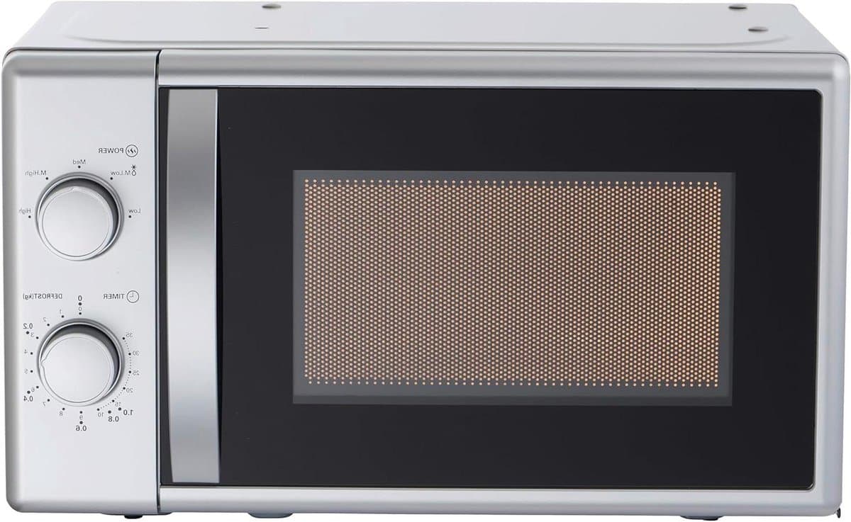 Onderbouw Magnetron - Keuken Apparaat - Snel Opwarmen - Vrijstaand of Onderbouw - 20 Liter - Zilver — afbeelding 1