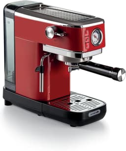 Espresso Machine - Koffiezetapparaat - Thuis Koffie Maken - Maxi-Cappuccino Functie - 11 Liter Tank - Rood — thumbnail 1