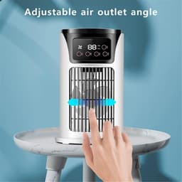 Draagbare Airco - Persoonlijke Koeler - Directe Verkoeling - Energiebesparend - 19.5 cm - Wit — thumbnail 3