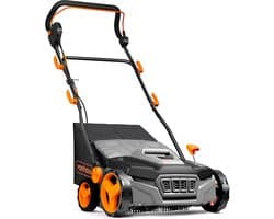 Kunstgrasborstel - Grasveger Stofzuiger - Gazon Onderhouden - Krachtige Motor - 380mm Werkbreedte - Zwart