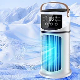 Draagbare luchtkoeler en luchtbevochtiger van 350 ml - 9 ventilatorsnelheden — thumbnail 2
