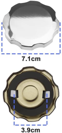 Dailygoods- Brandstoftankdop - 2 Stuks - Duurzaam Metaal - Compatibel GX160/GX200/GX240 - Hoge Hardheid - Weerbestendig - Tankdop — thumbnail 4