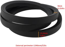 Dailygoods - Grasmaaier V-riem 954-0629 - Compatibel met 450 en 500 — thumbnail 4