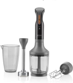 Keukenmachine - Keukenmixer Compleet - Eten Bereiden - 3 Functies in 1 - 1 Liter - Zwart — thumbnail 1