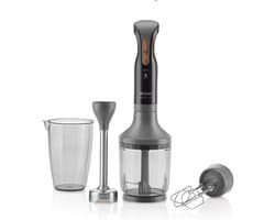 Keukenmachine - Keukenmixer Compleet - Eten Bereiden - 3 Functies in 1 - 1 Liter - Zwart
