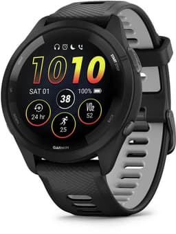 Garmin Forerunner 265 - Global Versie - Sporthorloge met GPS - Geschikt voor hardlopen - 46 mm – Zwart — thumbnail 1
