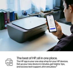 HP Deskjet 2921 - All-in-one Printer Thermal Print Kleur A4 Instant Ink Evening Fog — thumbnail 3