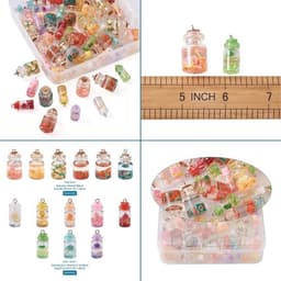 Handige accessoires voor het maken van unieke sleutelhangers, inclusief diverse materialen en onderdelen voor creatieve en persoonlijke ontwerpen — thumbnail 4