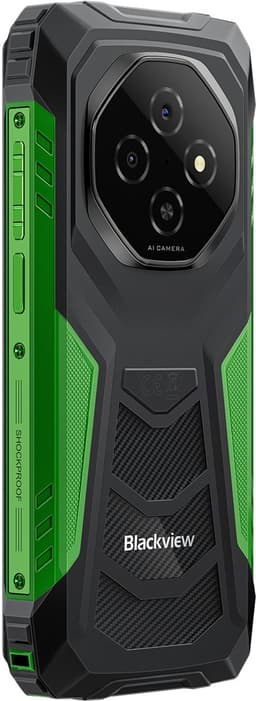 Blackview Robuuste Smartphone - 18 GB RAM - 256 GB ROM - 6,56 inch HD+ IPS - 10000 mAh - Dual SIM 4G - IP68 & IP69K Robuuste telefoon - Android 15 - GPS NFC - Groen — thumbnail 3