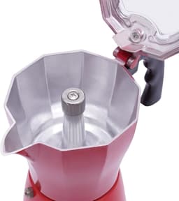 Elektrische koffiezetter - Espresso apparaat - Thuis koffie maken - Hoge druk extractie - 300 ml capaciteit - Rood — thumbnail 4