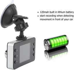OmGoods - Dailygoody - Mini Car Dash Cam - 1280X720 - 24 Uur Bewaking - Compact Formaat - Bewegingsdetectie - Auto Videorecorder - Geschikt voor Auto's - HD Kwa — thumbnail 5