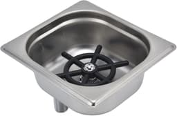 Glazenspoeler - Bekerwasser - Snel Glazen Wassen - Automatische Werking - 176 mm - Zilver — thumbnail 5