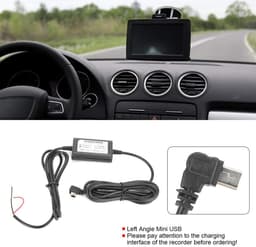 aladdien - Mini USB Dash Cam Hardwire Kit - Parkeerbewaking - Verborgen Bedrading - 5 V 2,5 A - Constant Stroom - Voor Auto — thumbnail 2