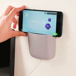 Afstandsbediening Houder - 6 Stuks - Opbergdoos voor wandmontage - Remote Controll Holder - organizer aan de muur - Muurhouder - Telefoonhouder stopcontact - Telefoon wandhouder - ABS - Zelfklevende - wand organizer - 3 x 9 x 11,5 cm — thumbnail 2
