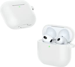 ShieldCase Siliconen Hoesje Geschikt voor Airpods 4 - Siliconen Case voor Apple Airpods 4 Case Hoesje - Transparant — thumbnail 3