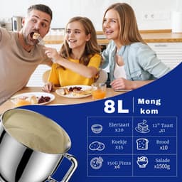 Mixer Met Mengkom - Keukenmachine - Keukenmachines - Keukenrobot - Keukenmixer - Deegmachine - Kneedmachine - Deegmixer - Mixer - Mixer Met Mengkom Keukenmachine - Mixer Met Kom - Mixer Keukenmachine - Keukenmixer Met Mengkom - Keukenmixers — thumbnail 2