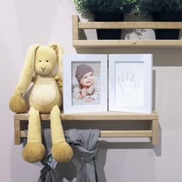 Happy Hands Double Frame Small Gipsafdruk Hand - 13x17 cm. — thumbnail 2