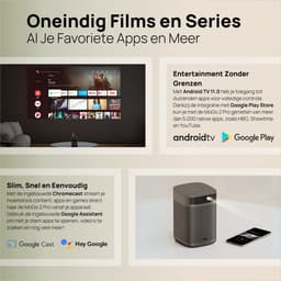 XGIMI MoGo 2 Pro - Draagbare Smart-projector - Beamer - Dolby Audio - 400 ISO Lumen - Androidtv 11.0 — thumbnail 3