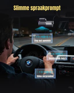 Aura® Dashcam Voor en Achter - Dashcam - Dashcam Voor Auto - Zwart- 5cm x 10cm x 4cm — thumbnail 4
