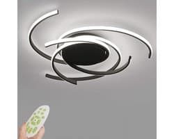Dimbaar LED Plafondlamp Spiraal Bloem Design Kroonluchter voor Eetkamer en Woonkamer
