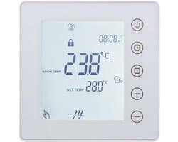 Programmeerbare 7-daagse Kamerthermostaat met Display - Geschikt voor Vloerverwarming