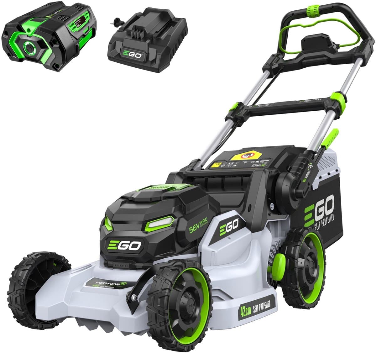 EGO LM1712E-SP Accu Grasmaaier 42 cm Zelfrijdend met Accu en Lader — afbeelding 1