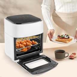 Grote Heteluchtfriteuse 15L met Digitaal Touchscreen - Gezond Frituren, Grillen en Drogen — thumbnail 4