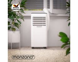 Monzana mobiele airco - 7000 BTU raamkit 20 tot 25m² wifi timer - wit