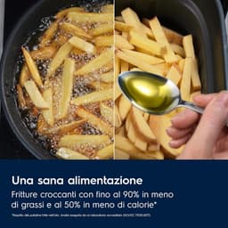 Luchtfriteuse met Stoom - Heteluchtoven Airfryer - Gezond Koken - 7 Liter Capaciteit - 35x27x33 cm - Zwart — thumbnail 2