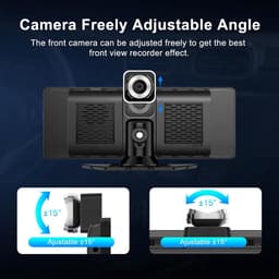 Autoradio – Autospeler – Multimediaunit – CarPlay Systeem – Android Auto – 10,26 Inch IPS-Touchscreen – 4K Dashcam met 1080p Achteruitrijcamera — thumbnail 5