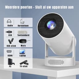 RONN® Mini beamers - Projector - Mini beamer - Zwart - 15cm x 15cm x 22cm — thumbnail 3