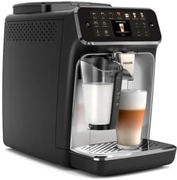 Philips 4400 Series - Espressomachine - 12 Warme & Koude Dranken - LatteGo Melksysteem - 40% Stiller - QuickStart - AquaClean Filter - Volautomatisch - Zwart & Zilver - Koffiemachine met bonen - EP4446/70 — thumbnail 4