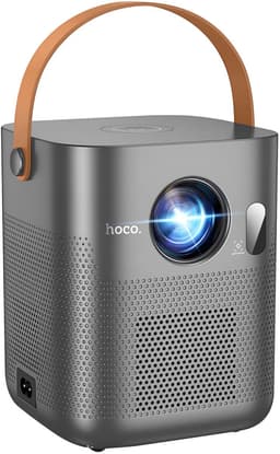Hoco, Draagbare videoprojector Android HD 720p Bluetooth 5.1 183 inch projectie, Grijs — thumbnail 1