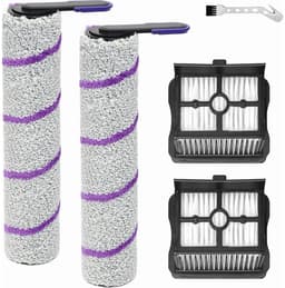 Stofzuigeraccessoires - Vervangende rolborstels - Nat en droog gebruik - Inclusief 2 rolborstels, 2 filters en 1 reinigingsborstel - Geschikt voor Rowenta X-Clean 10 en Narwal S20 Pro — thumbnail 1
