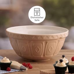 Mengkom Porselein 33 cm - Multi Kleuren, 6 Liter - Chipbestendig en Ergonomisch — thumbnail 3