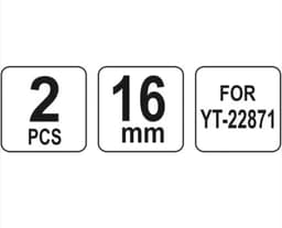Hydraulische Grasmaaier Hoofden 16 mm - 2 Stuks — thumbnail 2