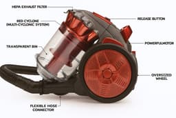 Royal Swiss® Stofzuiger – zonder Zak – 700W – 3.0L – Krachtige Zuigkracht – Alle Vloertypen — thumbnail 3